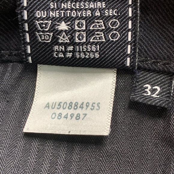 7 For All Mankind Womens Black Denim Cutoff High-Rise Jeans Shorts Size 32 3223 - Picture 11 of 12